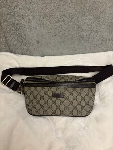 Gucci canvas body bag - gg,