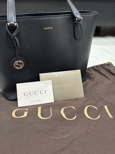 Gucci black leather - leather, bag