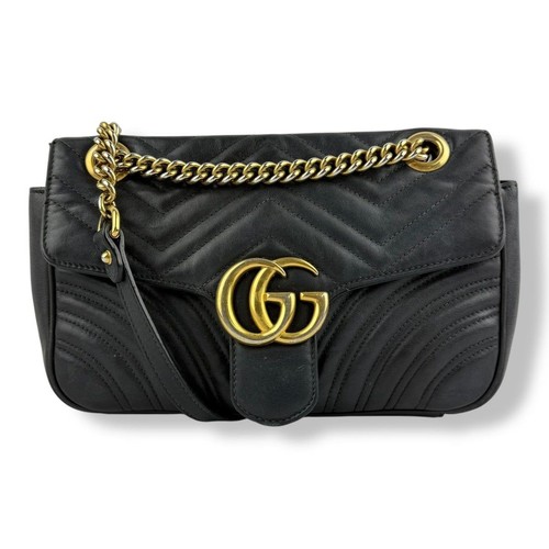 Gucci marmont flap black - gucci,