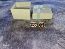 Gucci Gold GG Earrings 1cm