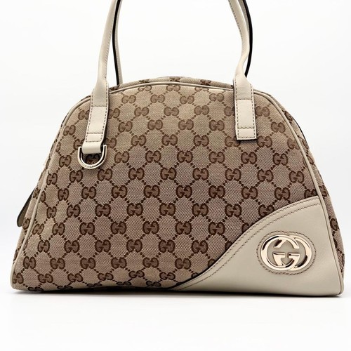 Gucci canvas leather half - gucci,