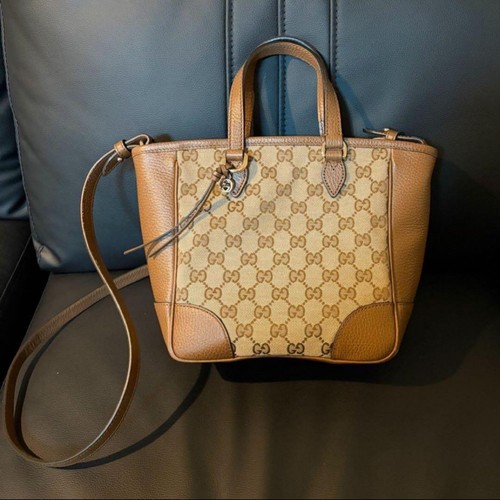 Gucci canvas 2way shoulder - canvas,