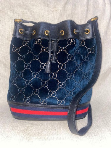 Gucci velvet bucket - gucci, bag