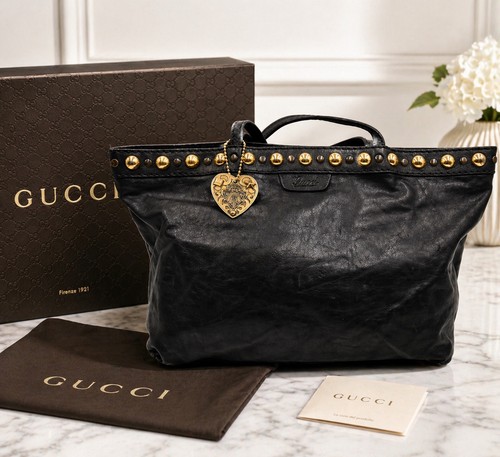 Authentic gucci studded - authentic,