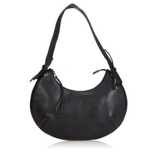 Gucci Black Leather Crescent